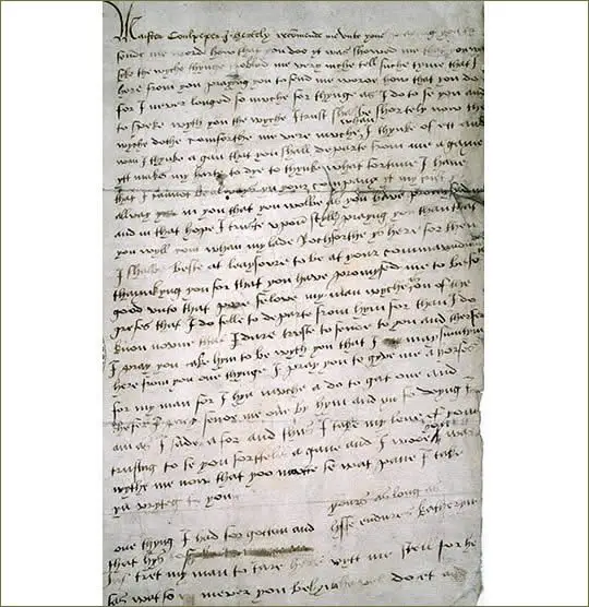 Catherine Howard letter to Thomas Culpepper
