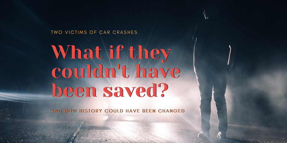 Two victims of car crashes
