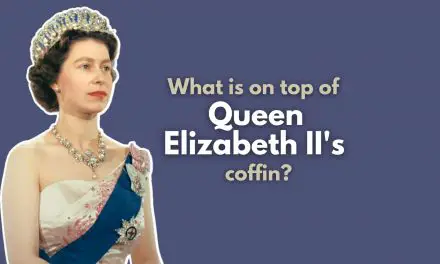 What is on top of Queen Elizabeth II’s coffin?